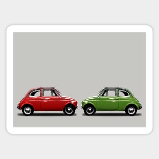 Italian Fiat 500 Sticker